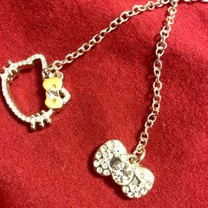 Authentic Sanrio hello kitty tie/necklace